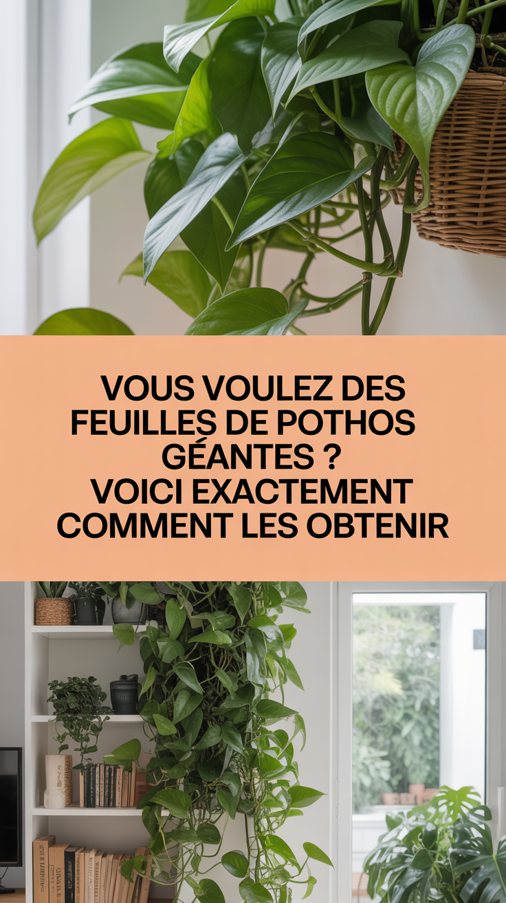 Vous voulez des feuilles de pothos géantes ? Voici exactement comment les obtenir