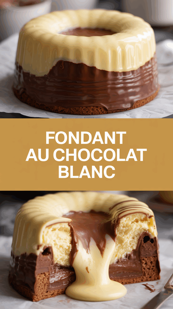Fondant au Chocolat Blanc