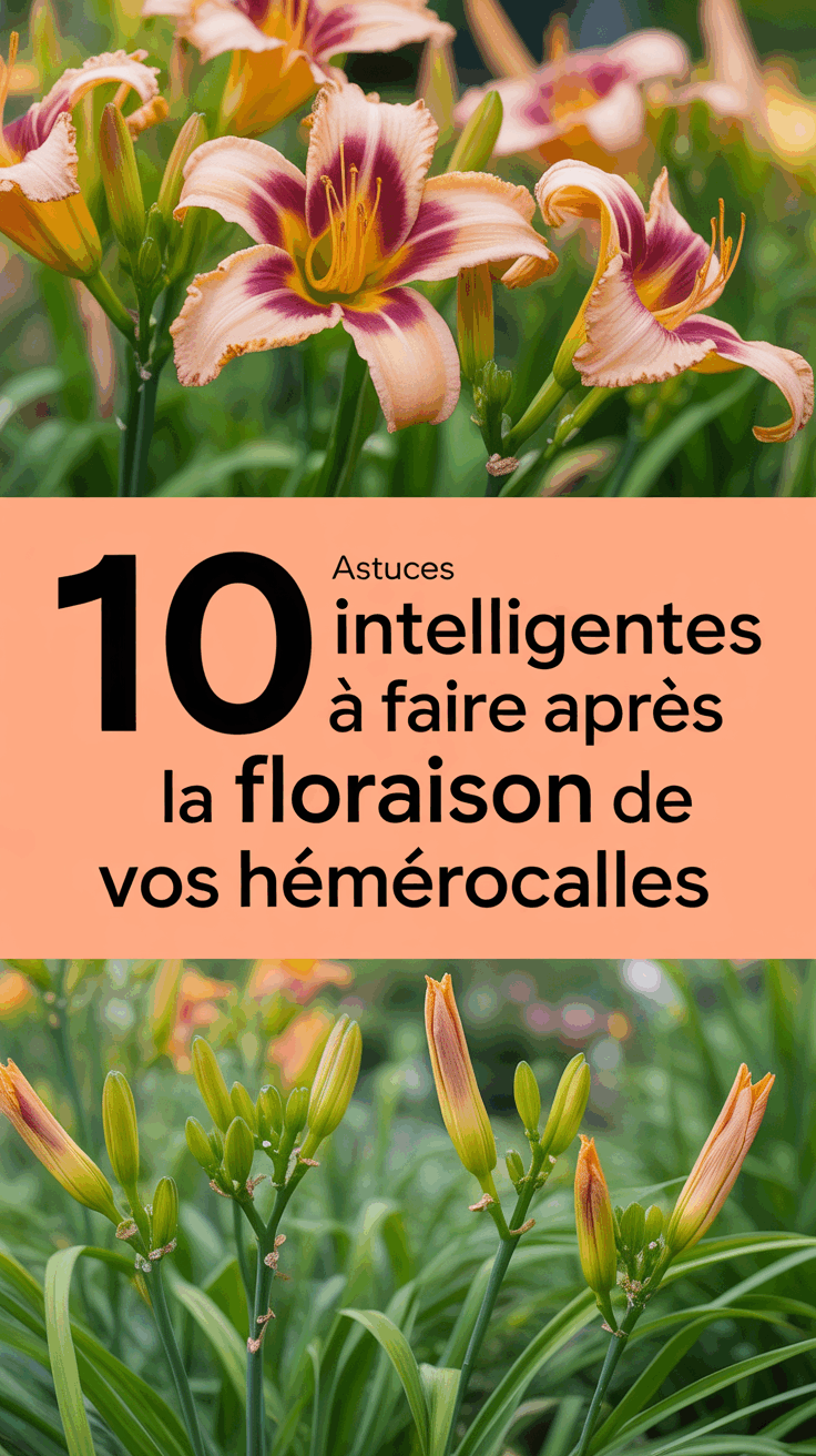 10 Astuces Intelligentes à Faire Après la Floraison de Vos Hémérocalles