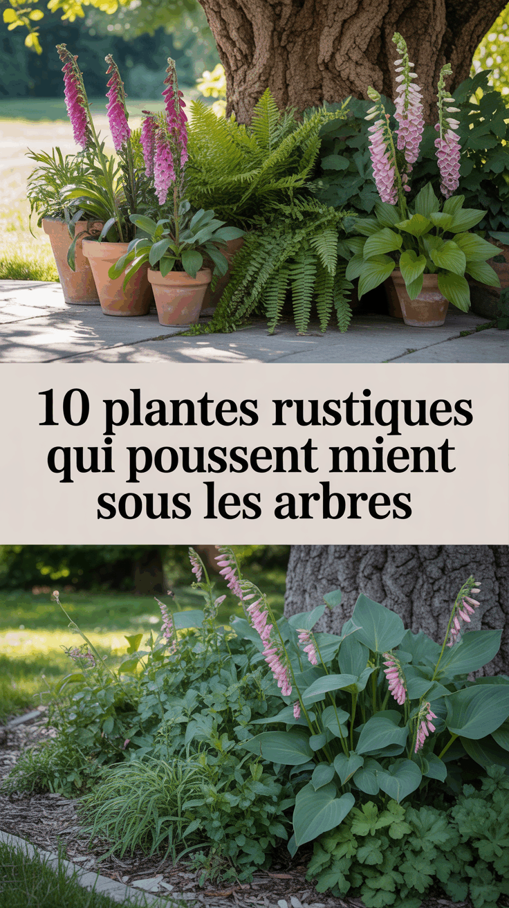 10 Plantes Rustiques Qui Poussent Mieux Sous les Arbres