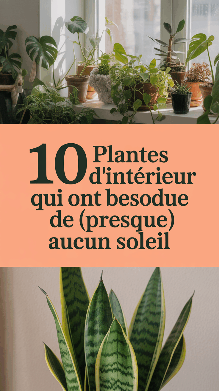 10 Plantes d’intérieur Qui Ont Besoin de (Presque) Aucun Soleil