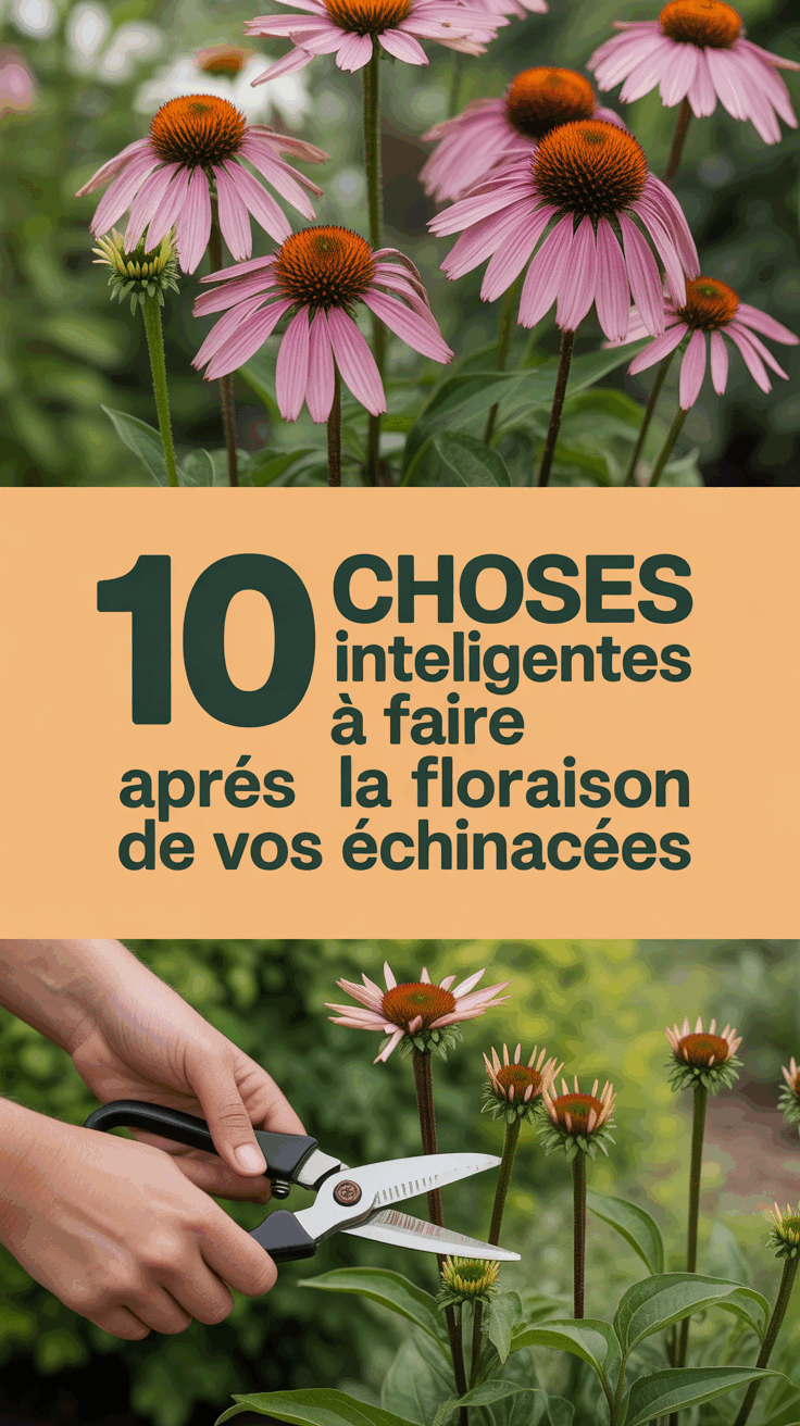 10 choses intelligentes à faire après la floraison de vos échinacées