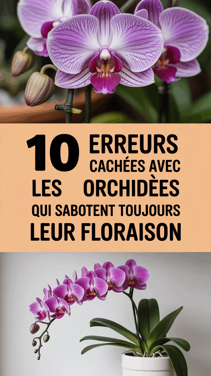 10 erreurs cachées avec les orchidées qui sabotent toujours leur floraison