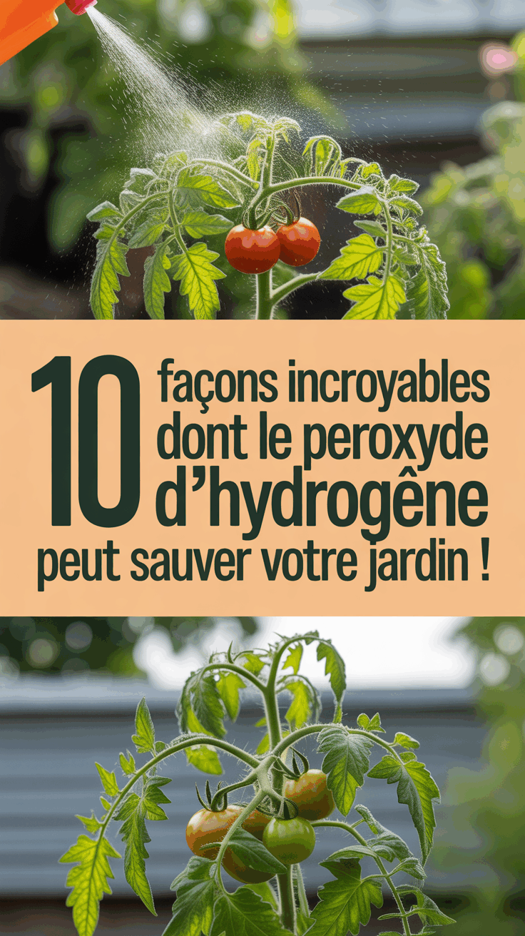 10 façons incroyables dont le peroxyde d'hydrogène peut sauver votre jardin !
