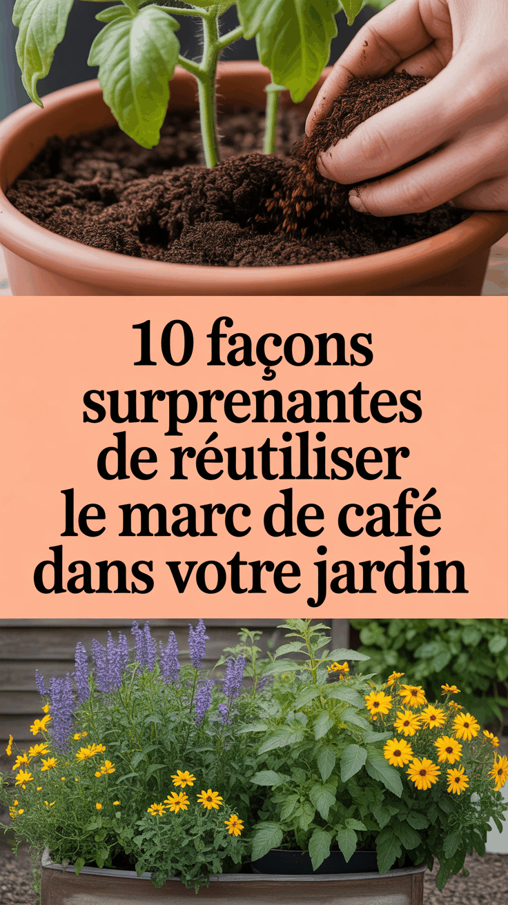 10 façons surprenantes de réutiliser le marc de café dans votre jardin
