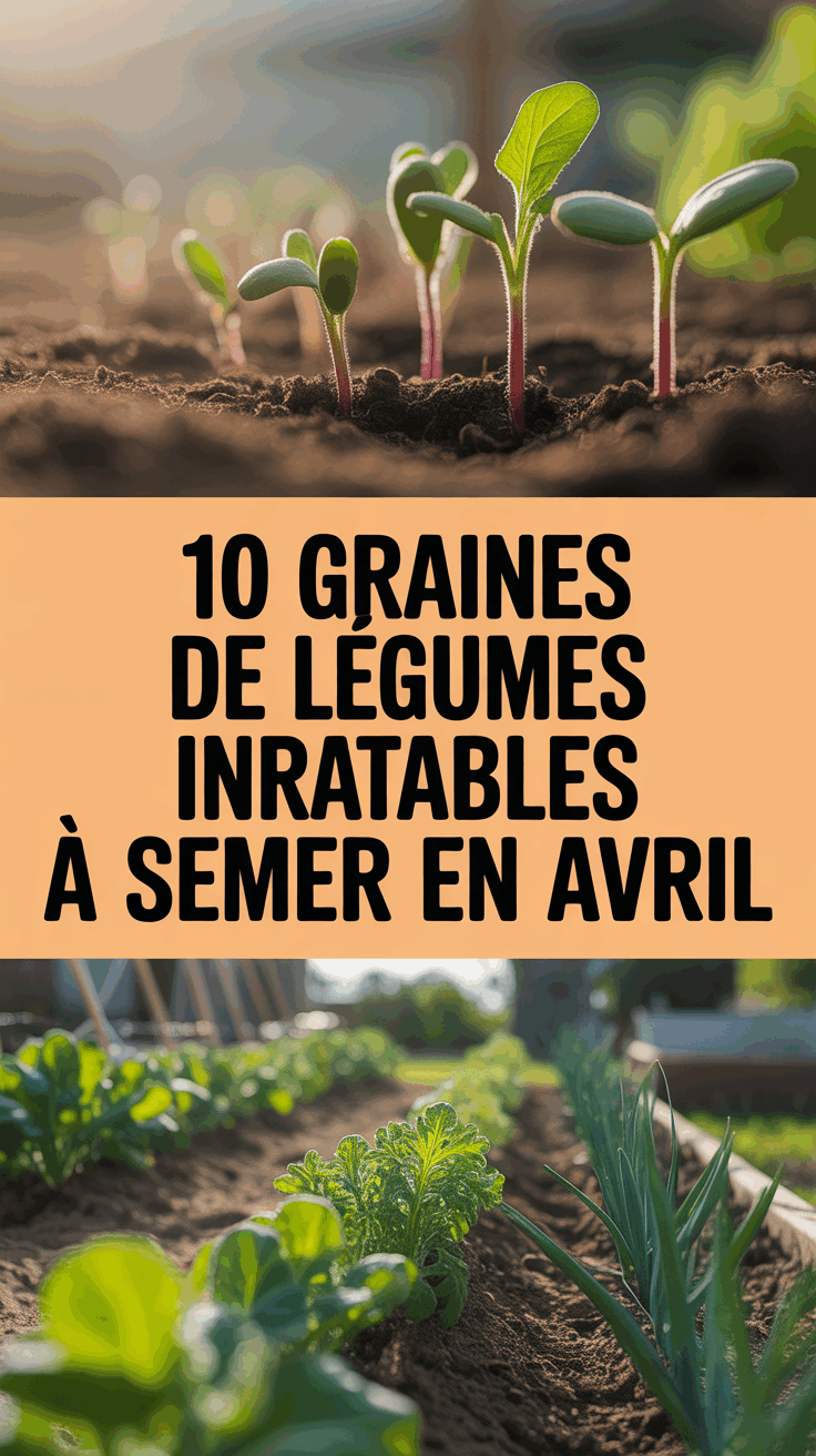 10 graines de légumes inratables à semer en avril