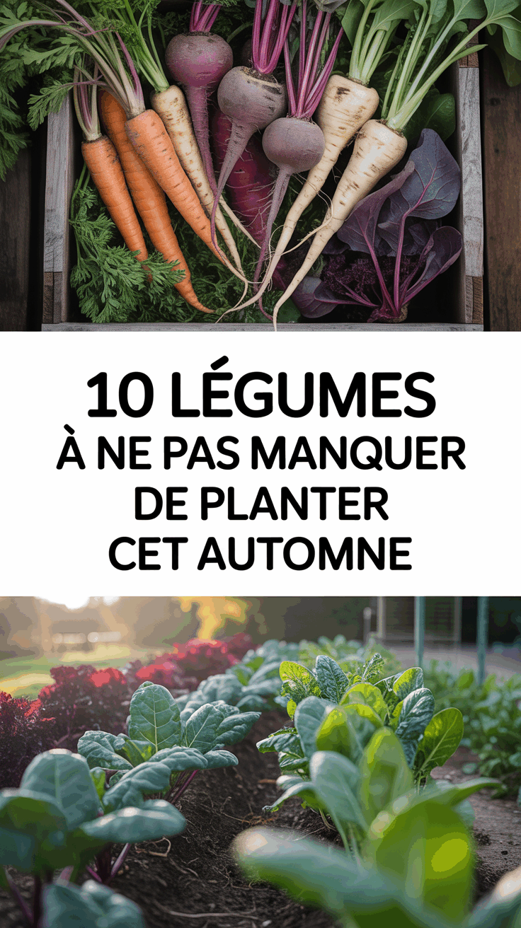 10 légumes à ne pas manquer de planter cet automne