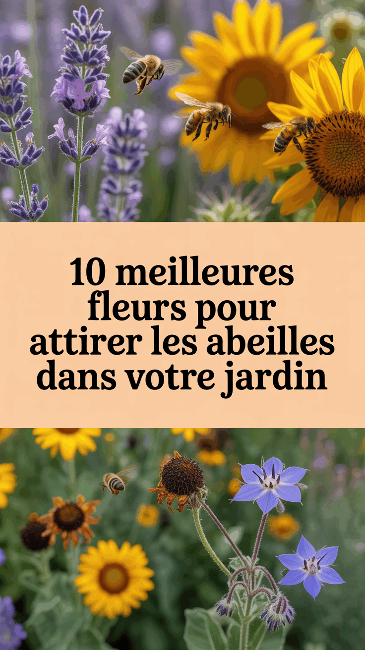 10 meilleures fleurs pour attirer les abeilles dans votre jardin