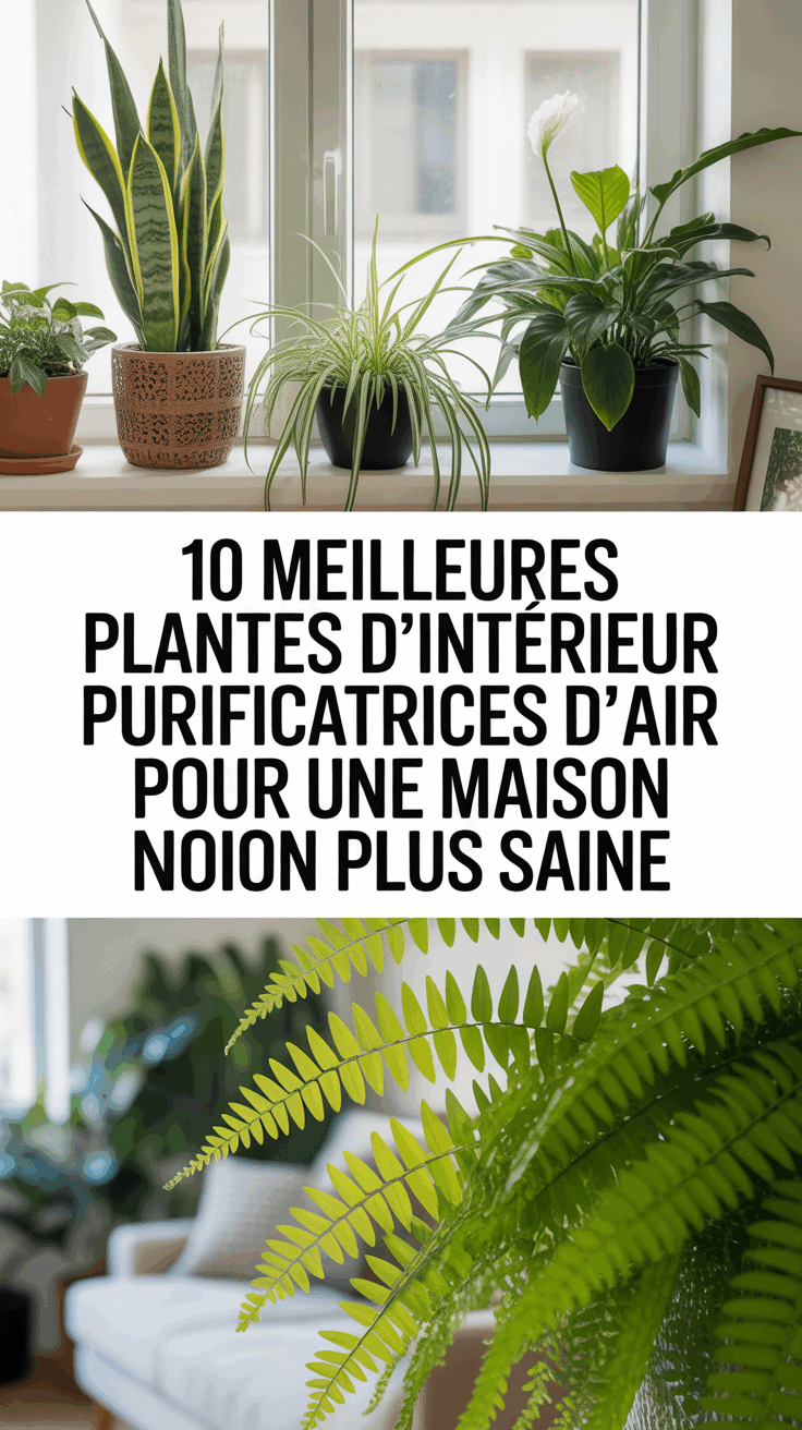 10 meilleures plantes d’intérieur purificatrices d’air pour une maison plus saine