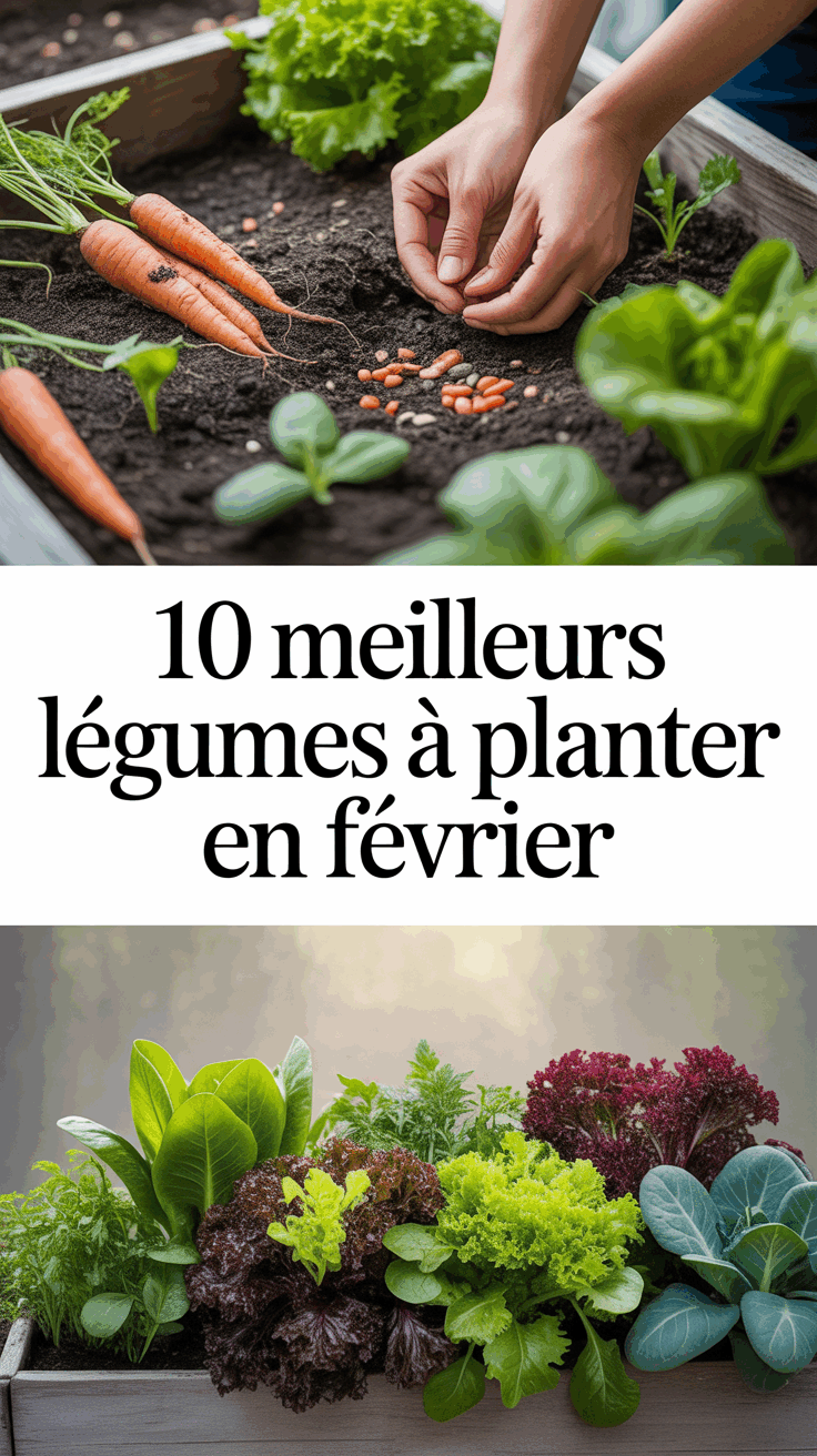 10 meilleurs légumes à planter en février