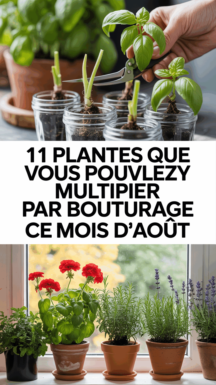 11 Plantes que vous pouvez facilement multiplier par bouturage ce mois d&rsquo;août