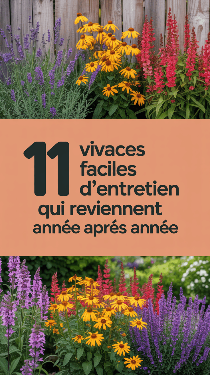 11 vivaces faciles d&rsquo;entretien qui reviennent année après année