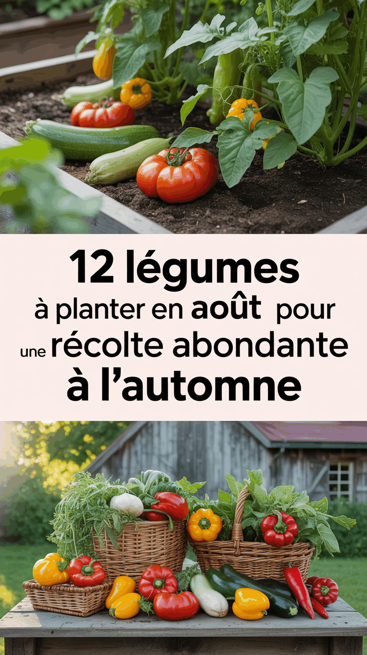 12 Légumes à Planter en Août pour une Récolte Abondante à l’Automne