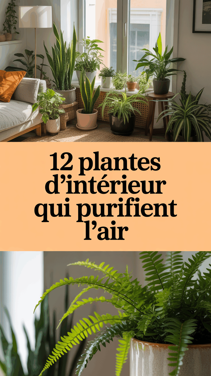 12 Plantes d’Intérieur Qui Purifient l’Air