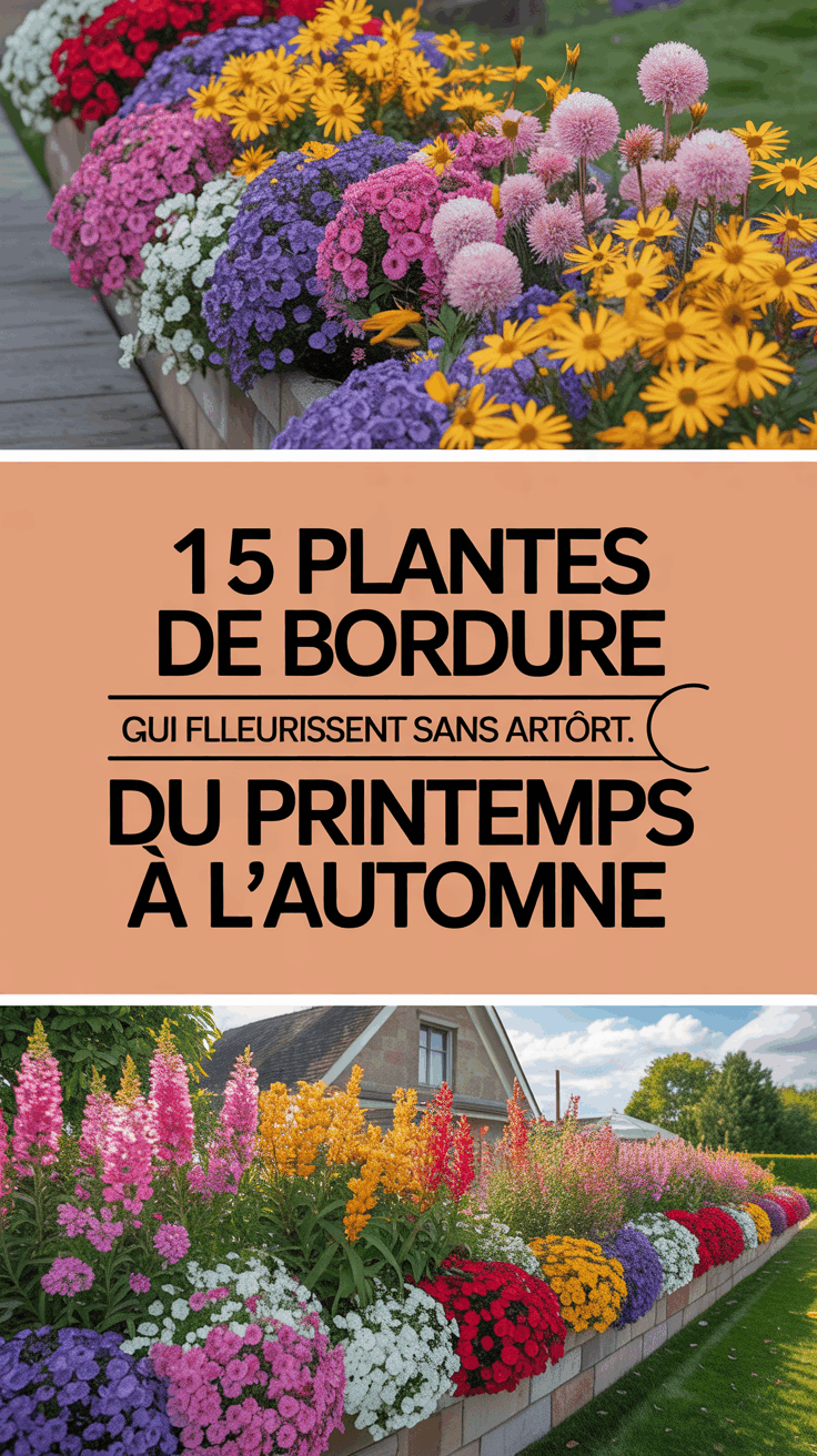 15 Plantes de Bordure Qui Fleurissent Sans Arrêt du Printemps à l&rsquo;Automne