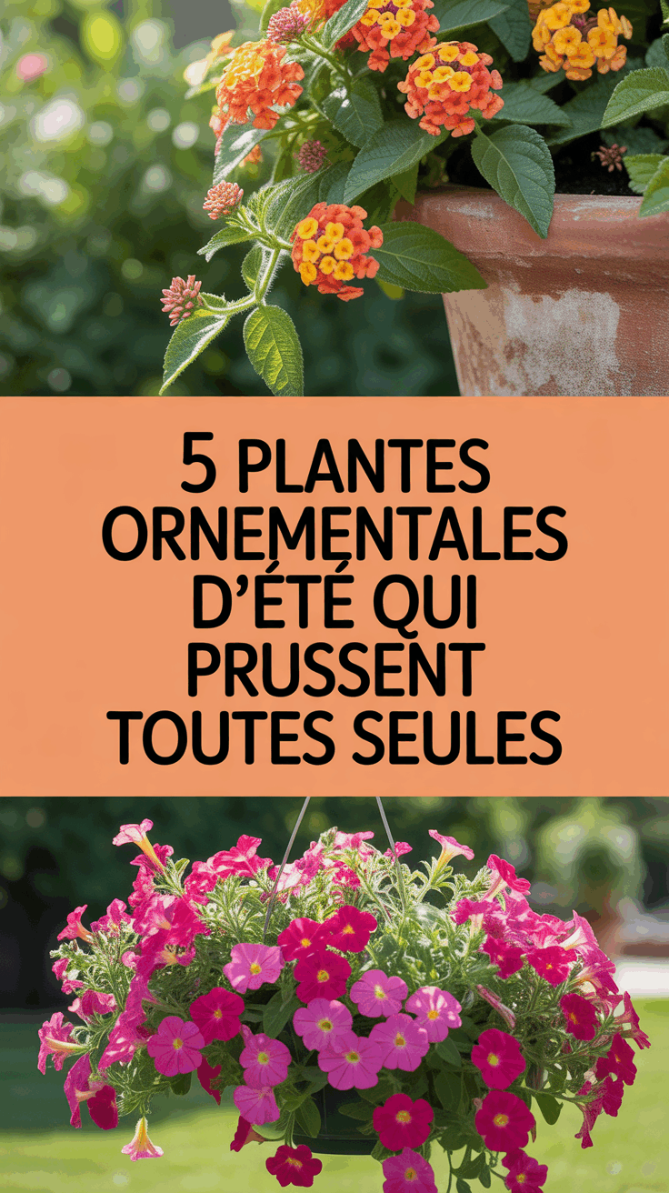 5 Plantes ornementales d&rsquo;été qui poussent presque toutes seules