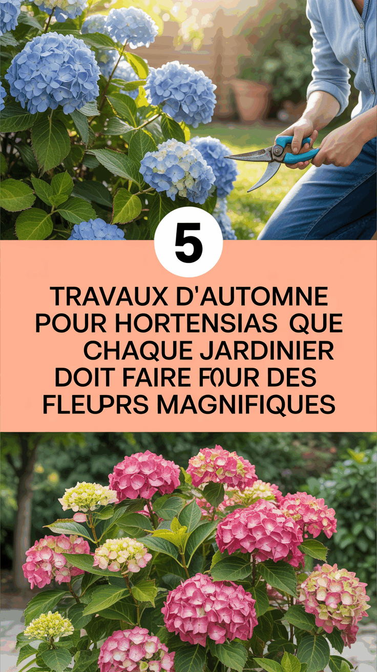 5 travaux d&rsquo;automne pour hortensias que chaque jardinier doit faire pour des fleurs magnifiques