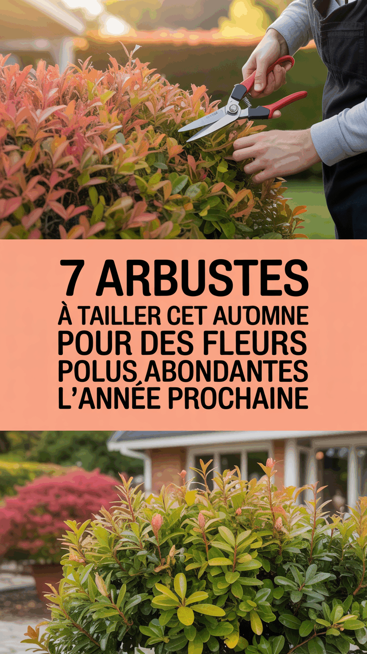 7 Arbustes à tailler cet automne pour des fleurs plus abondantes l'année prochaine