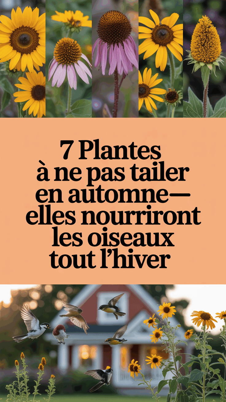 7 Plantes à ne pas tailler en automne—elles nourriront les oiseaux tout l’hiver