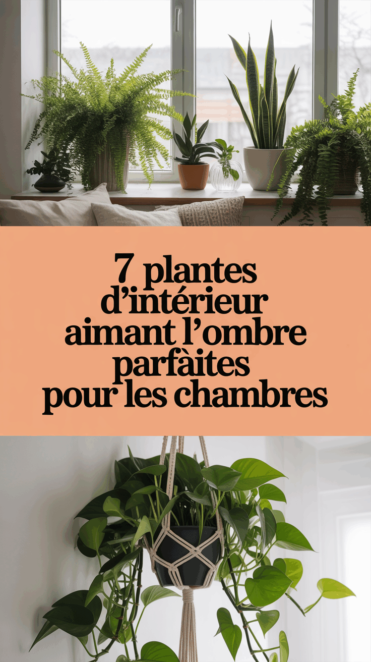 7 Plantes d'intérieur aimant l'ombre parfaites pour les chambres
