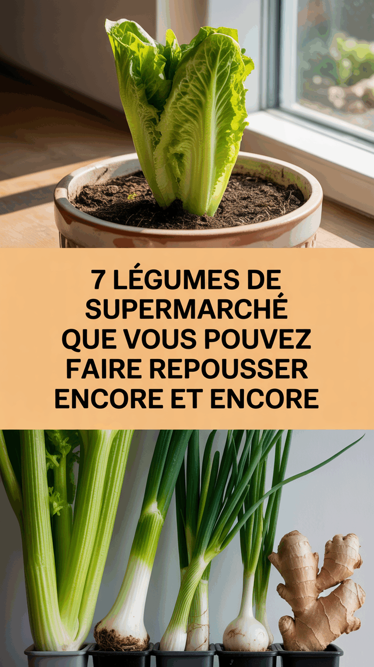 7 légumes de supermarché que vous pouvez faire repousser encore et encore