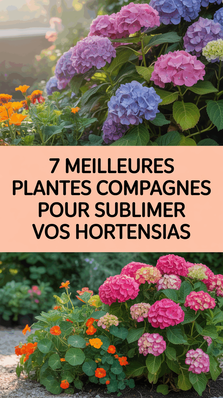 7 meilleures plantes compagnes pour sublimer vos hortensias