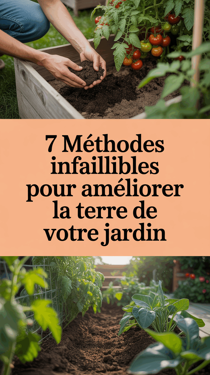 7 méthodes infaillibles pour améliorer la terre de votre jardin