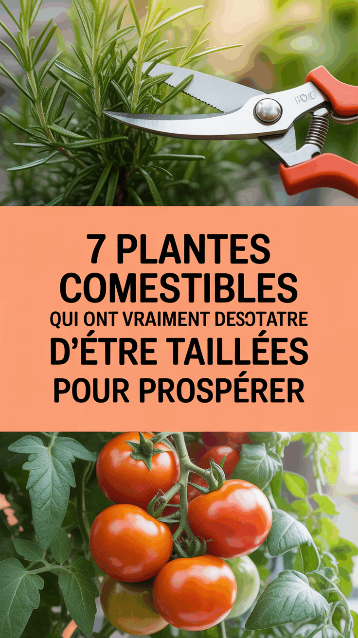 7 plantes comestibles qui ont vraiment besoin d&rsquo;être taillées pour prospérer