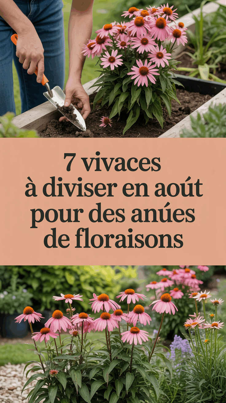 7 vivaces à diviser en août pour des années de floraisons