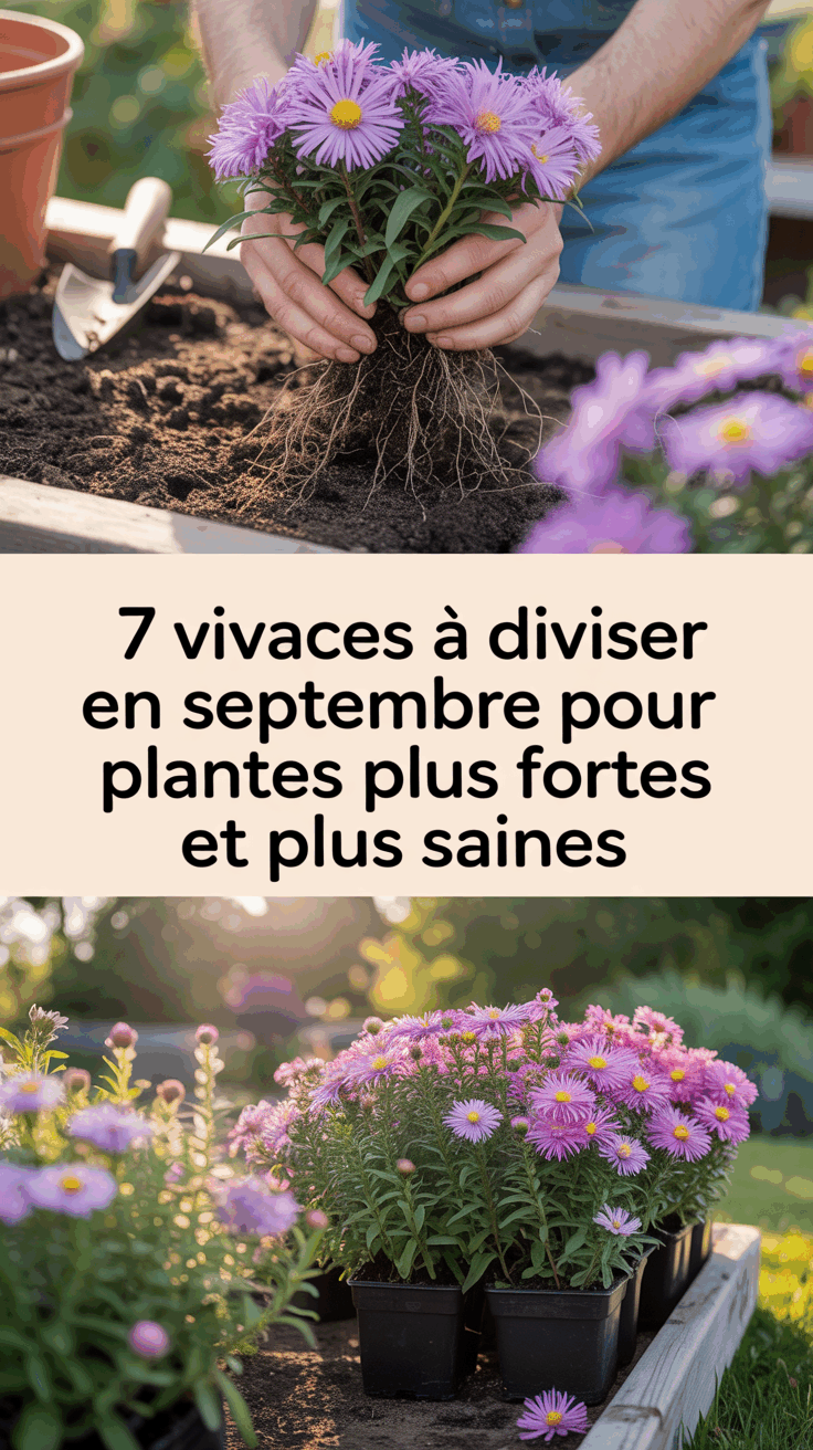 7 vivaces à diviser en septembre pour des plantes plus fortes et plus saines