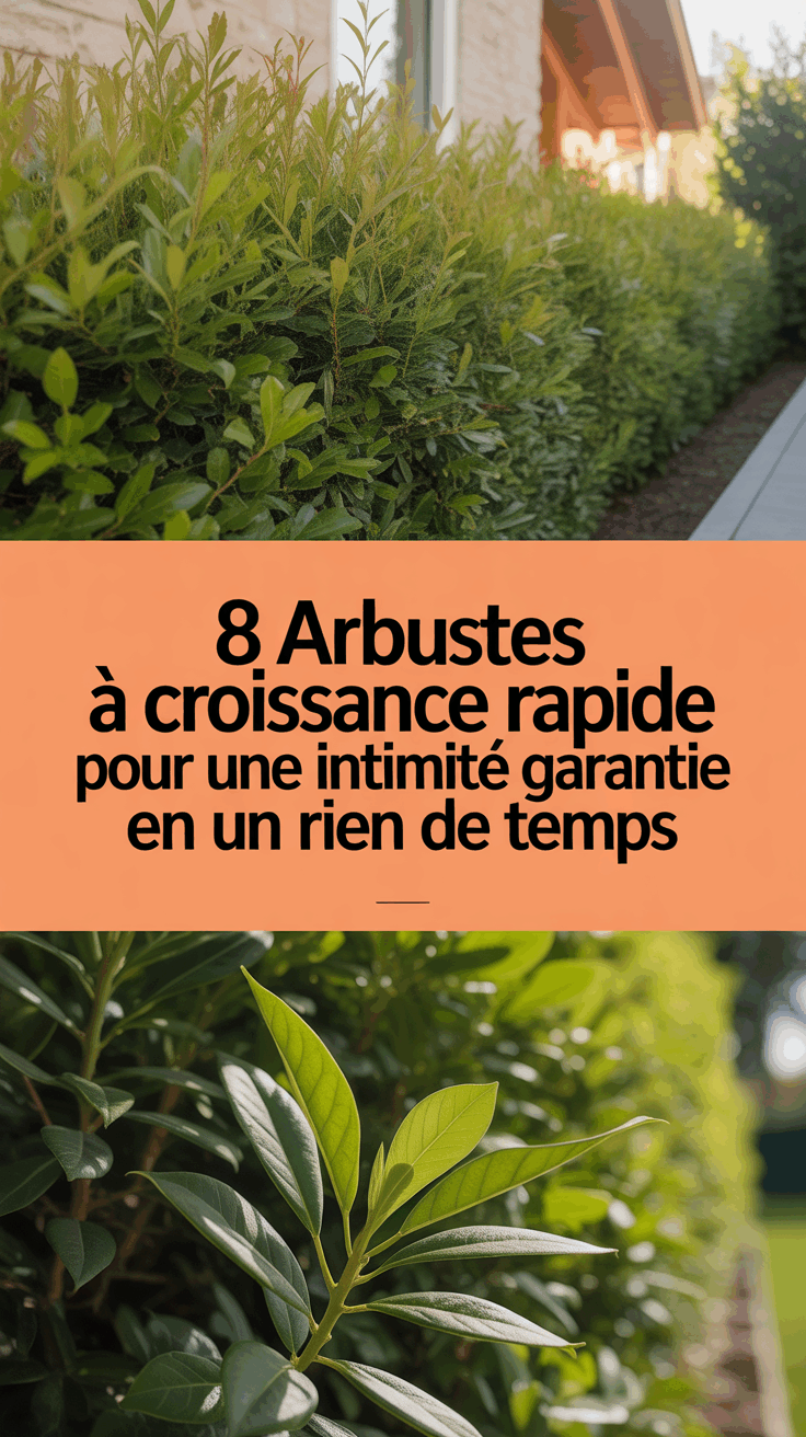 8 Arbustes à croissance rapide pour une intimité garantie en un rien de temps