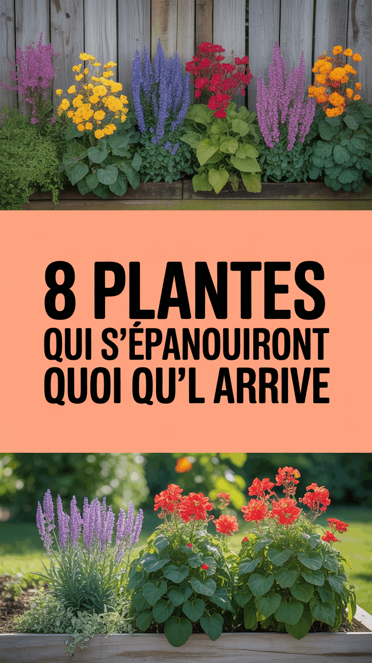 8 Plantes Qui S'épanouiront Quoi Qu'il Arrive