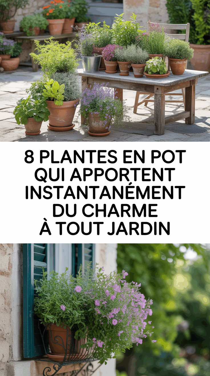 8 Plantes en Pot qui Apportent Instantanément du Charme à Tout Jardin
