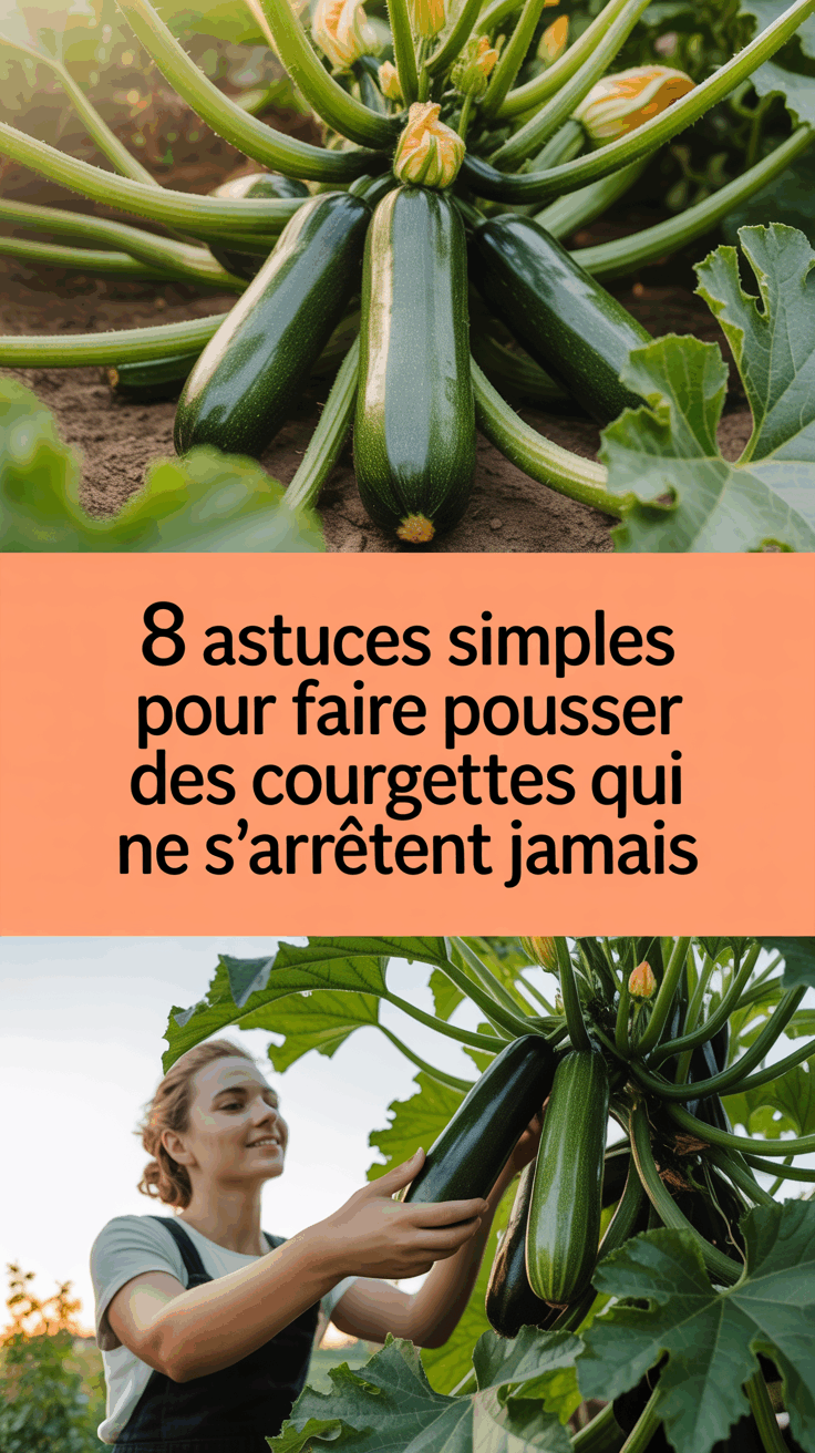 8 astuces simples pour faire pousser des courgettes qui ne s&rsquo;arrêtent jamais