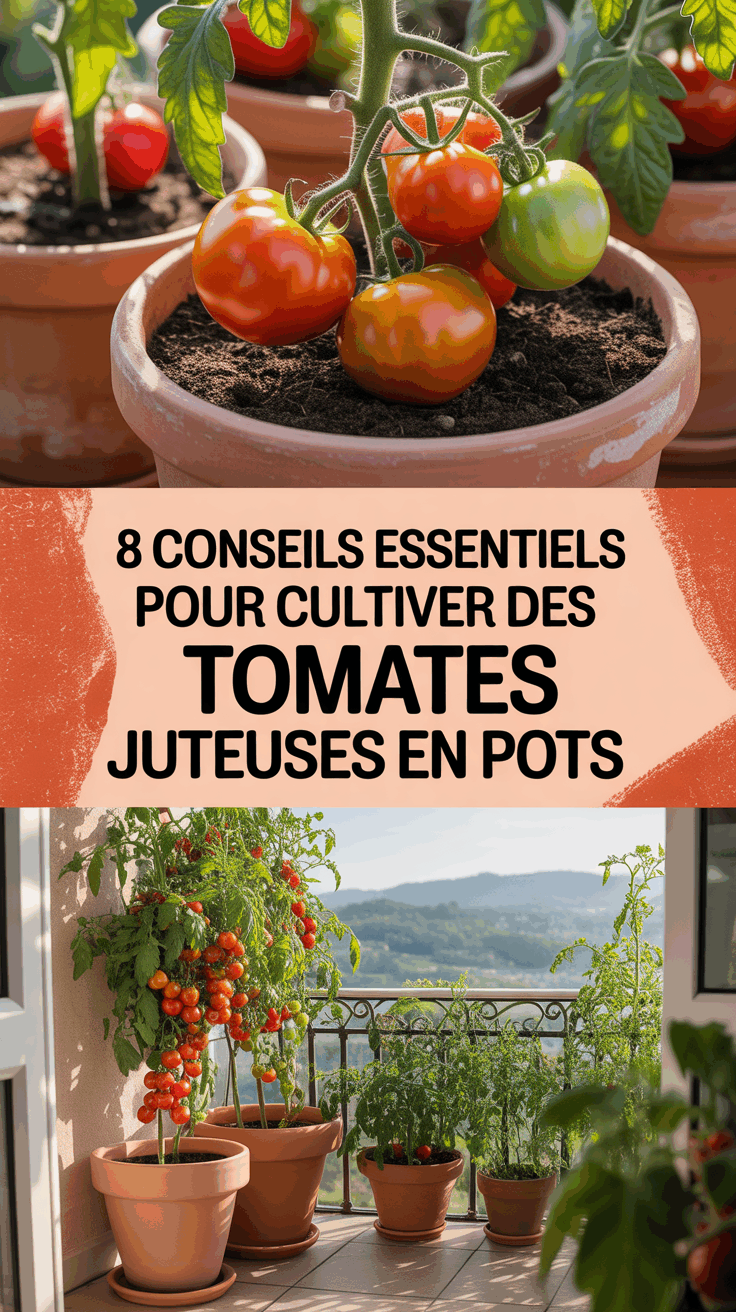 8 conseils essentiels pour cultiver des tomates juteuses en pots