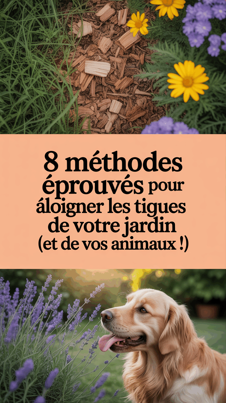 8 méthodes éprouvées pour éloigner les tiques de votre jardin (et de vos animaux !)