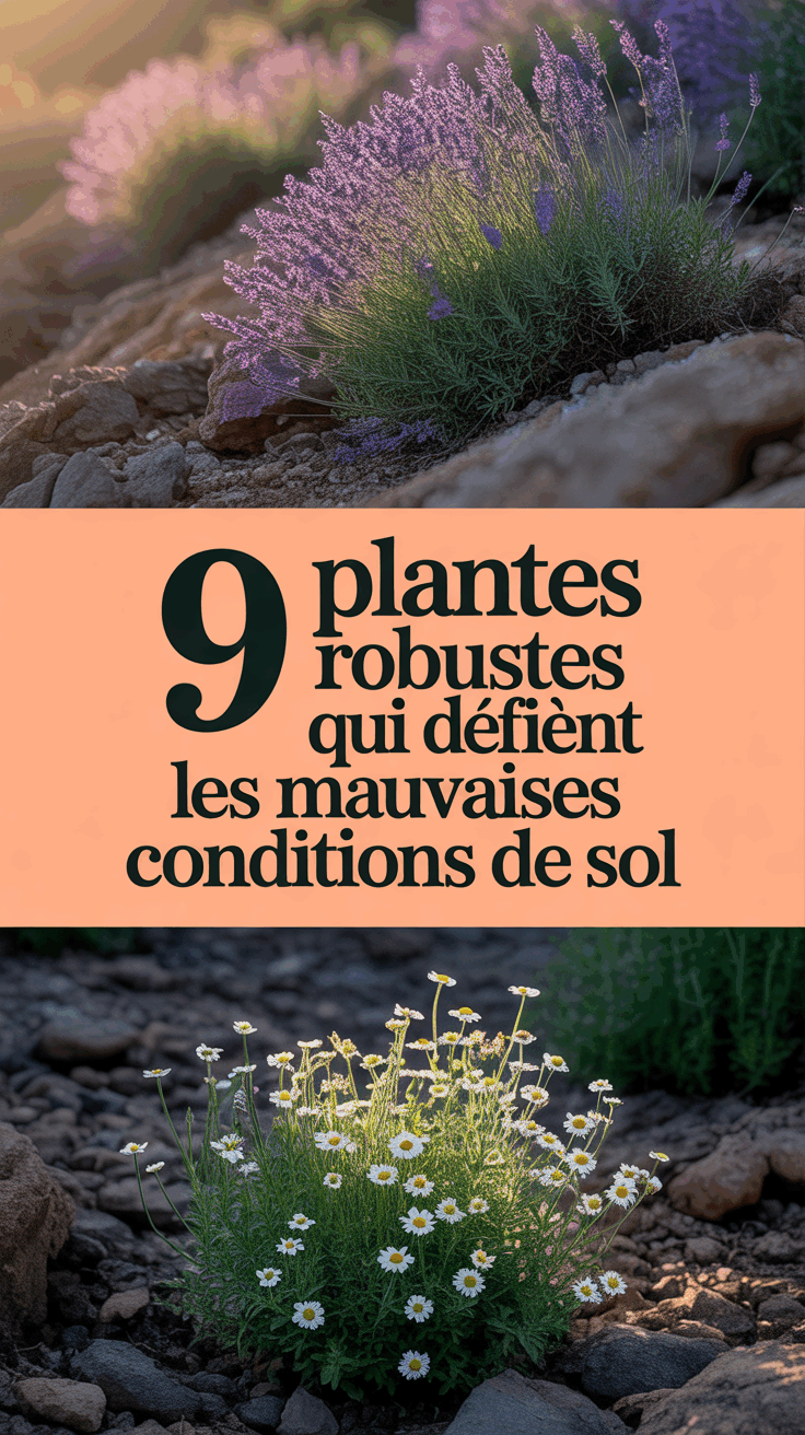 9 Plantes Robustes Qui Défiènt les Mauvaises Conditions de Sol