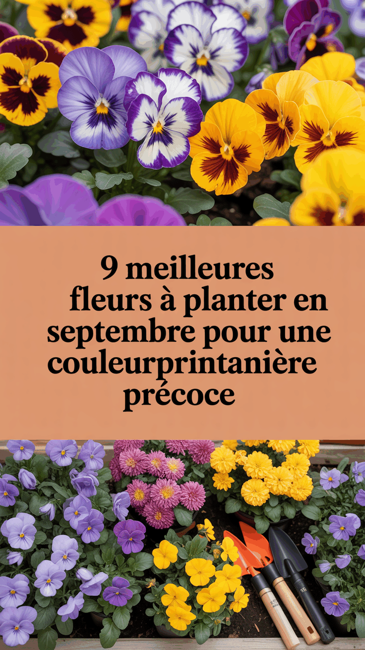 9 meilleures fleurs à planter en septembre pour une couleurprintanière précoce