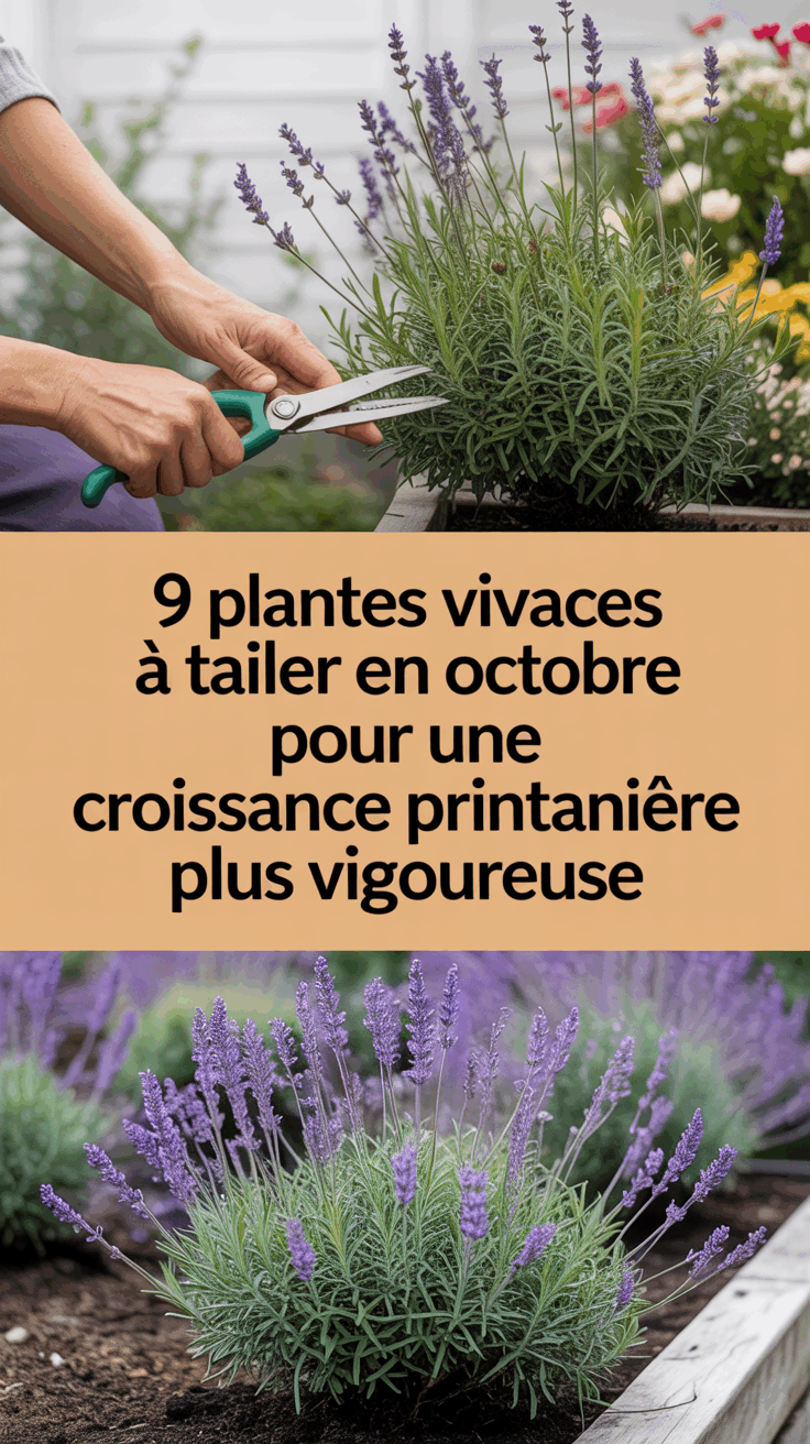 9 plantes vivaces à tailler en octobre pour une croissance printanière plus vigoureuse