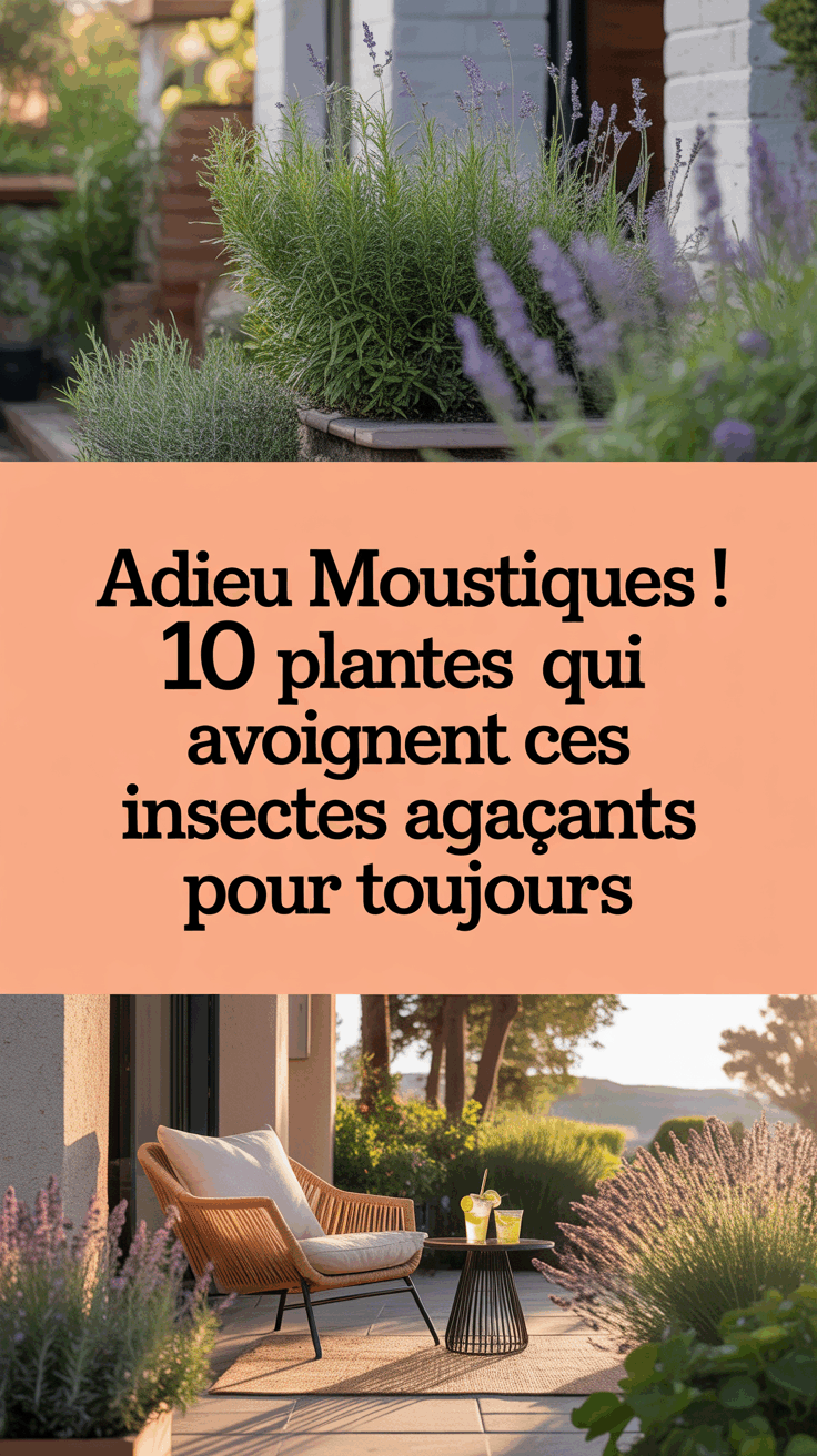 Adieu moustiques ! 10 plantes qui éloignent ces insectes agaçants pour toujours