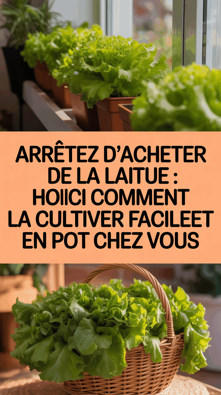 Arrêtez d'acheter de la laitue : voici comment la cultiver facilement en pot chez vous
