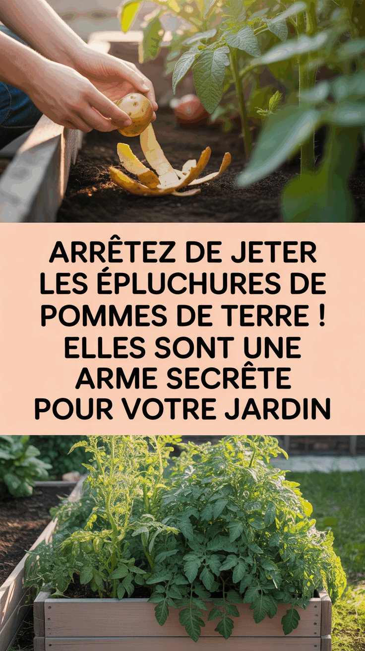 Arrêtez de Jeter les Épluchures de Pommes de Terre ! Elles Sont une Arme Secrète pour Votre Jardin