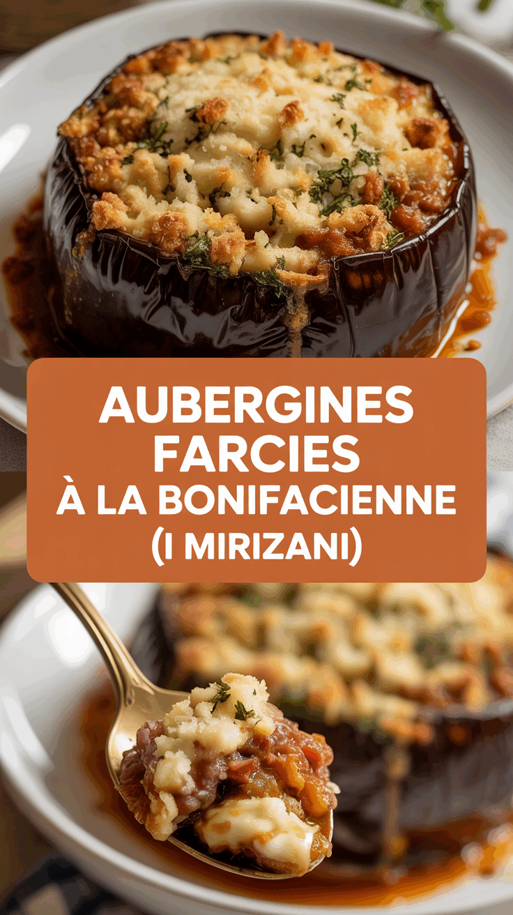 Aubergines farcies à la bonifacienne (I mirizani)