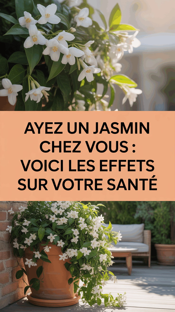 Ayez un Jasmin chez Vous : Voici les Effets sur Votre Santé