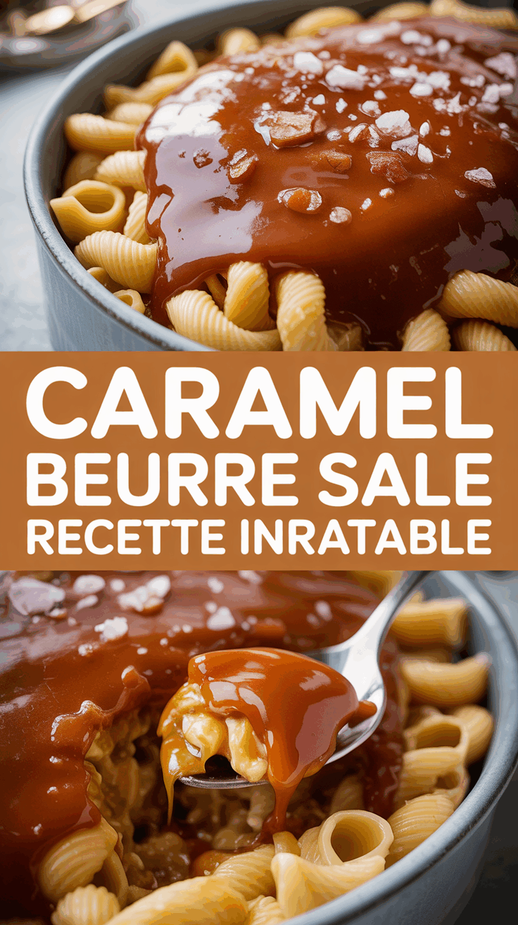Caramel beurre sale recette inratable