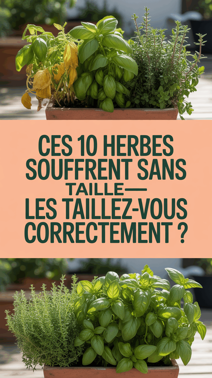 Ces 10 herbes souffrent sans taille—Les taillez-vous correctement ?