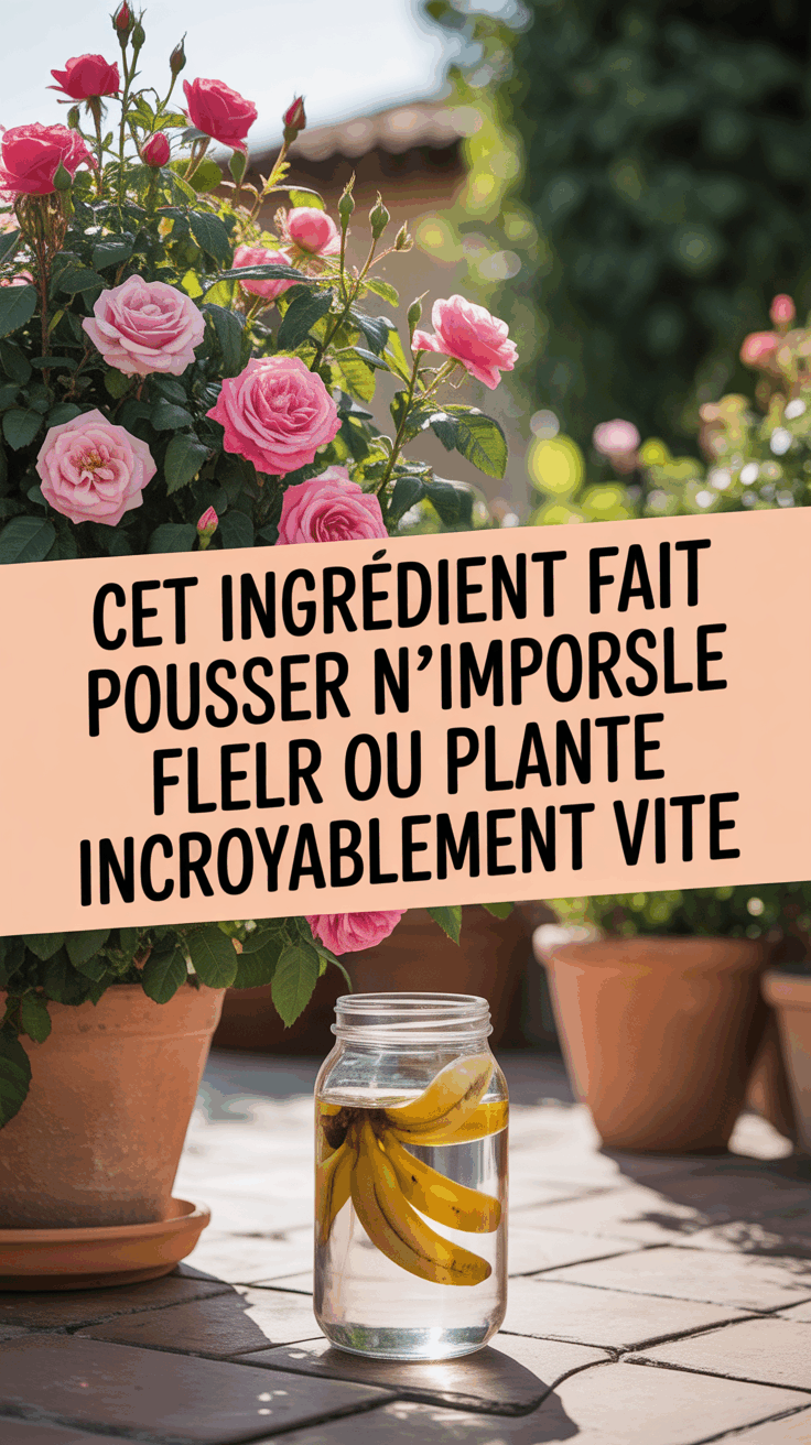 Cet ingrédient fait pousser n’importe quelle fleur ou plante incroyablement vite