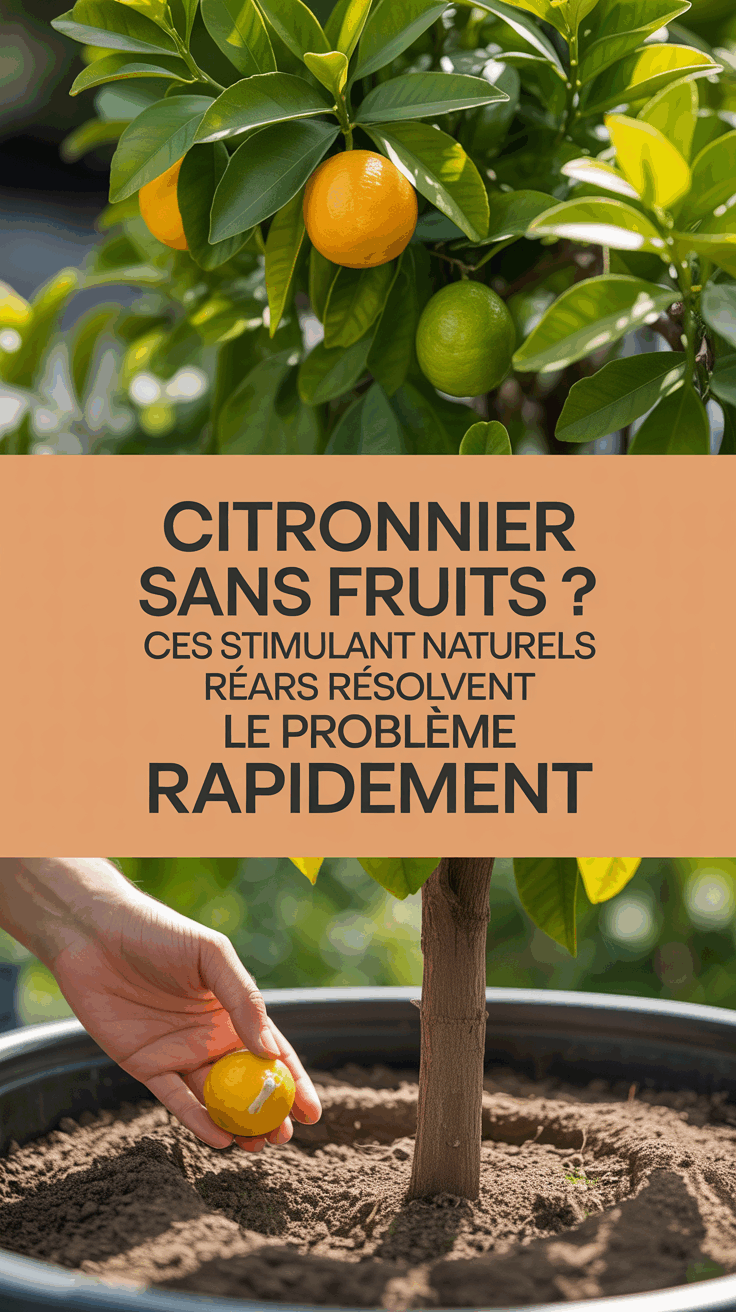 Citronnier sans fruits ? Ces stimulants naturels résolvent le problème rapidement