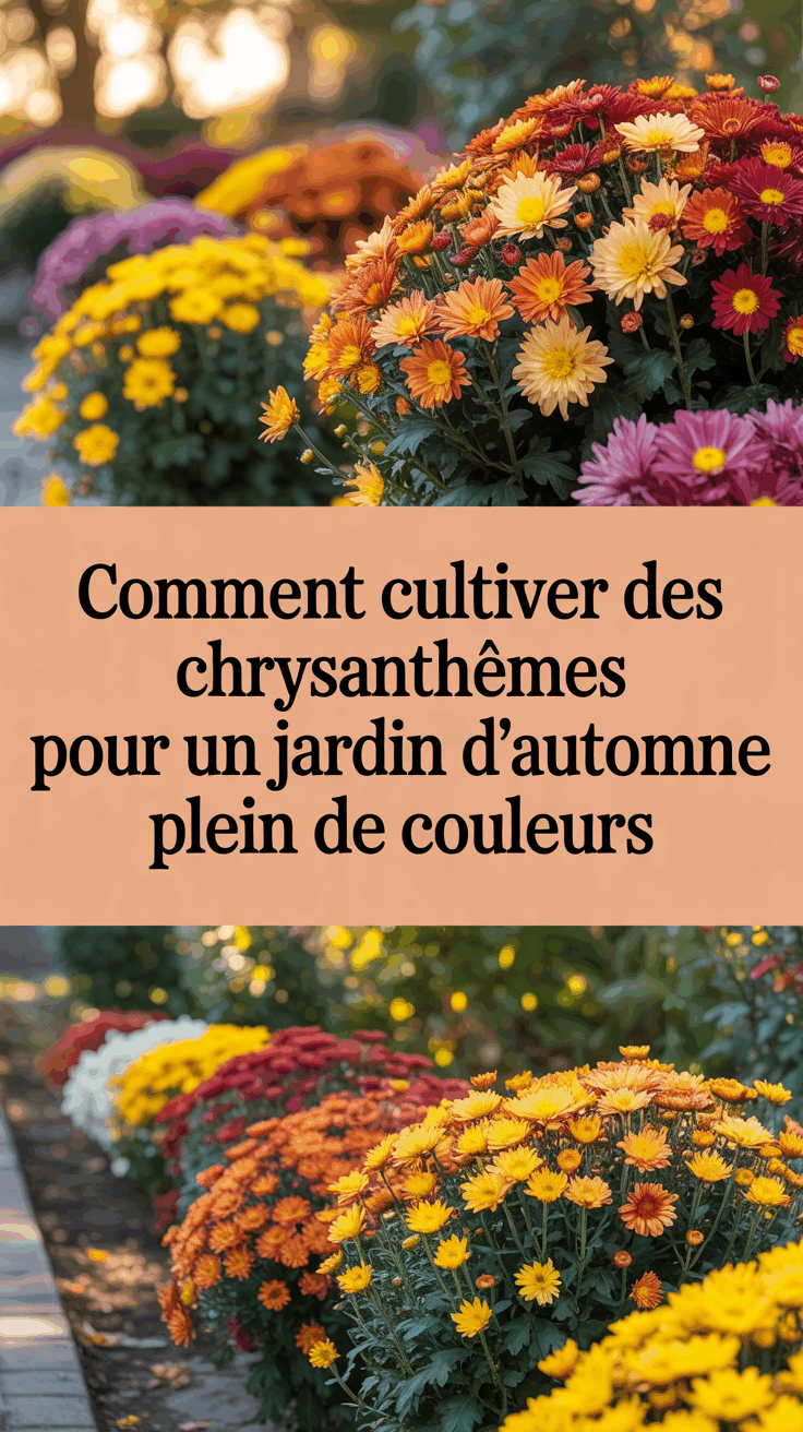 Comment Cultiver des Chrysanthèmes pour un Jardin d’Automne Plein de Couleurs