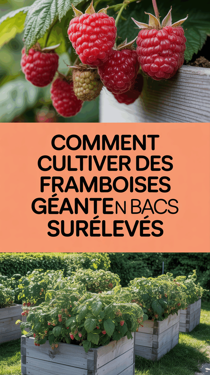 Comment Cultiver des Framboises Géantes en Bacs Surélevés